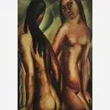 Antonio Gomide, Figuras Femininas, Aquarela
