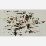 Untitled by Antônio Bandeira, Nanquim e aquarela, offered Aug 2006