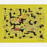 La Ville Jaune by Antônio Bandeira, Óleo sobre tela, offered Aug 2006