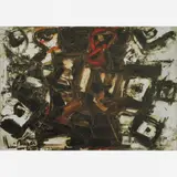Jogo de Carretéis II by Iberê Camargo, Óleo sobre tela, offered Aug 2006