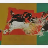 Poder by Manabu Mabe, Óleo sobre tela, offered Aug 2006