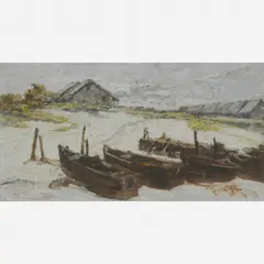 Barcos by Teixeira Da Rocha, Óleo sobre tela, offered Aug 2006