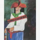 Cangaceiro by Aldemir Martins, 1967, acrílica sobre tela, offered Apr 2006