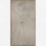 Ismael Nery, Nú feminino, Crayon sobre papel