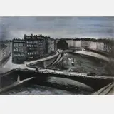 Saint-Louis - Paris by Di Cavalcanti, Óleo sobre tela, offered Apr 2006