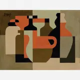 Costigliolo, Abstracción, ÓLEO SOBRE CARTÃO