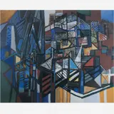 Roberto Burle Marx, Composição, Óleo sobre tela