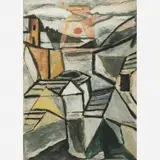 O Sol by Aldo Bonadei, Óleo sobre tela, offered Apr 2006