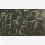 Hora I by Iberê Camargo, 1983, óleo sobre tela, offered Apr 2006