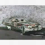 Coches Cubanos by Rubens Gerchman, Óleo sobre eucatex, offered Apr 2006