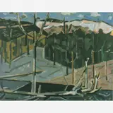 Paisagem by Inimá de Paula, óleo sobre tela, offered Apr 2006