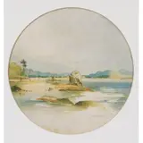 Francisco Goldschmidt, Vista de Niterói, Aquarela