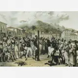 Johann Moritz Rugendas, Punitions Publiques sur la Place de Ste. Anne, Litografia