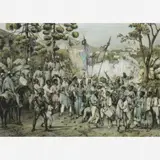 Johann Moritz Rugendas, Fête de Ste. Rosalie, Patrone des Nègres, Litografia