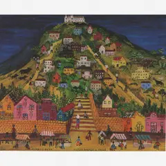 Morro e Feira by Rosina Becker do Valle, Óleo sobre tela, offered Nov 2005