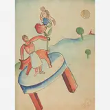 Cícero Dias, Untitled, Aquarela