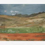 Paisagem Mineira by Alberto da Veiga Guignard, ÓLEO SOBRE MADEIRA, offered Nov 2005