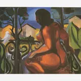 Mulata na Varanda by Di Cavalcanti, Óleo sobre tela, offered Nov 2005