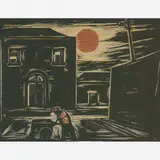 Oswaldo Goeldi, Tarde, Xilogravura