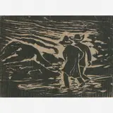 Oswaldo Goeldi, Pescadores, Xilogravura