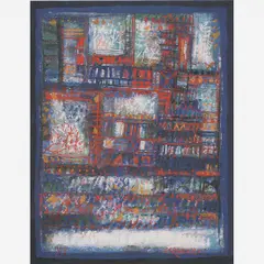 Manuel Cargaleiro, Untitled, Guache