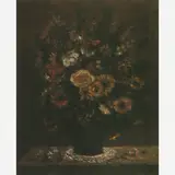Vittorio Gobbis, Vaso com Flores, Óleo sobre tela