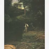 Santa Olalla, O Pescador, Óleo sobre tela