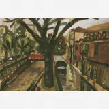 Flavio Shiro, Paisagem, Guache