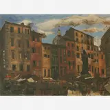 Paisagem Romana by Emeric Marcier, Óleo sobre tela, offered Nov 2005