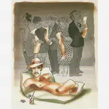 Juarez Machado, Charge para a revista Ele & Ela