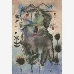 Árvores by Antônio Bandeira, Aquarela e Nanquim, offered Aug 2005