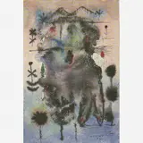 Árvores by Antônio Bandeira, Aquarela e Nanquim, offered Aug 2005
