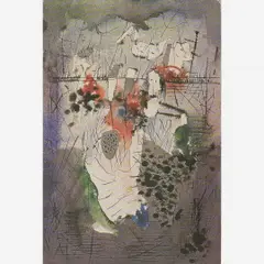 Untitled by Antônio Bandeira, Aquarela e Nanquim, offered Aug 2005