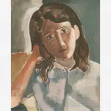 Menina by Emeric Marcier, Óleo sobre tela, offered Aug 2005