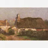 Francisco Aurélio, Paisagem, Óleo sobre tela