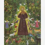 Rosina Becker do Valle, São Francisco Abençoando os animais, Óleo sobre tela
