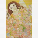 Anjos com flores by Elza Oliveira De Souza, Óleo sobre tela, offered Apr 2005