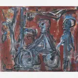Iberê Camargo, Ciclista, Guache