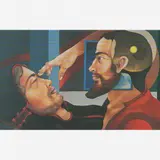 João Câmara, A cura de um cego pelo método indutivo, Óleo sobre tela