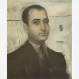 Retrato do poeta Vargas Netto by Candido Portinari, Óleo sobre tela, offered Apr 2005