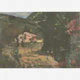 Paisagem by Aldo Bonadei, ÓLEO SOBRE MADEIRA, offered Apr 2005