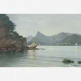 Lagoa Rodrigo de Freitas by Benedito Calixto, Óleo sobre tela, offered Apr 2005