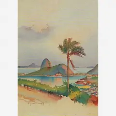 Av. Niemeyer by Francisco Goldschmidt, Aquarela, offered Apr 2005