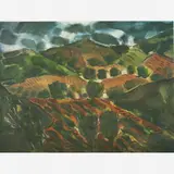 Paisagem Mineira by Emeric Marcier, Óleo sobre tela, offered Apr 2005