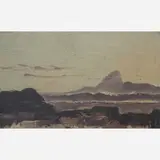 Pão de Açúcar by Giovanni Battista Castagneto, ÓLEO SOBRE CARTÃO, offered Dec 2004