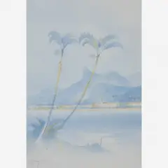 Lagoa Rodrigo de Freitas by Francisco Goldschmidt, Aquarela, offered Dec 2004