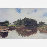 Paisagem com Lago by João Batista da Costa, ÓLEO SOBRE MADEIRA, offered Dec 2004