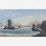 Henrique Tribolett, Pedra de Itapuca, ÓLEO SOBRE MADEIRA