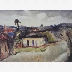 Paisagem com Casa by Mick Carnicelli, Aquarela, offered Dec 2004