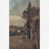 Belmiro de Almeida, Paisagem, ÓLEO SOBRE TELA